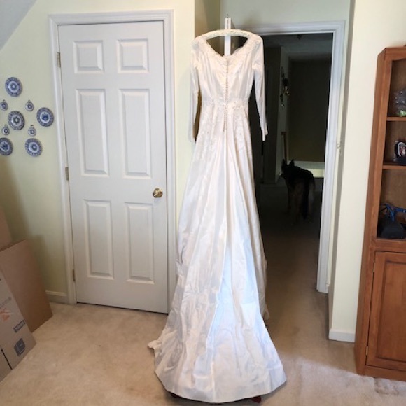 Vintage 1955 Priscilla of Boston wedding dress - Picture 3 of 9